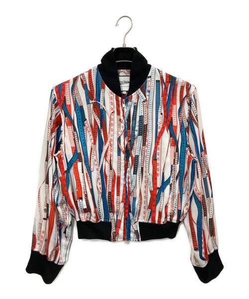Jean Paul GAULTIER（ジャンポールゴルチェ）Jean Paul GAULTIER (ジャンポールゴルチェ) メジャー柄ブルゾン レッド サイズ:42の古着・服飾アイテム