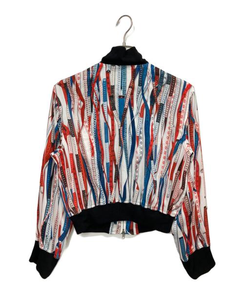Jean Paul GAULTIER（ジャンポールゴルチェ）Jean Paul GAULTIER (ジャンポールゴルチェ) メジャー柄ブルゾン レッド サイズ:42の古着・服飾アイテム