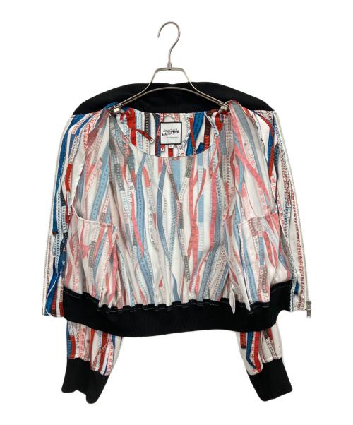 Jean Paul GAULTIER（ジャンポールゴルチェ）Jean Paul GAULTIER (ジャンポールゴルチェ) メジャー柄ブルゾン レッド サイズ:42の古着・服飾アイテム