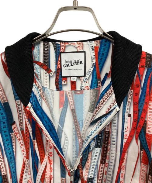 Jean Paul GAULTIER（ジャンポールゴルチェ）Jean Paul GAULTIER (ジャンポールゴルチェ) メジャー柄ブルゾン レッド サイズ:42の古着・服飾アイテム