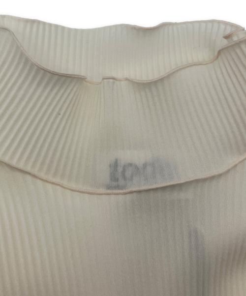 kotohayokozawa（コトハヨコザワ）kotohayokozawa (コトハヨコザワ) STUDIOUS (ステュディオス) 別注Glitter long sleeve top アイボリー サイズ:freeサイズの古着・服飾アイテム