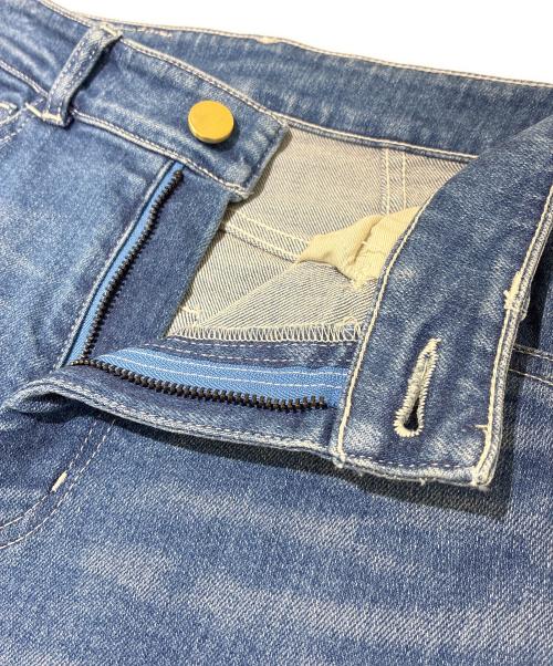 Mame Kurogouchi（マメクロゴウチ）Mame Kurogouchi (マメクロゴウチ) Stretch Cropped Flare Jeans インディゴ サイズ:1の古着・服飾アイテム