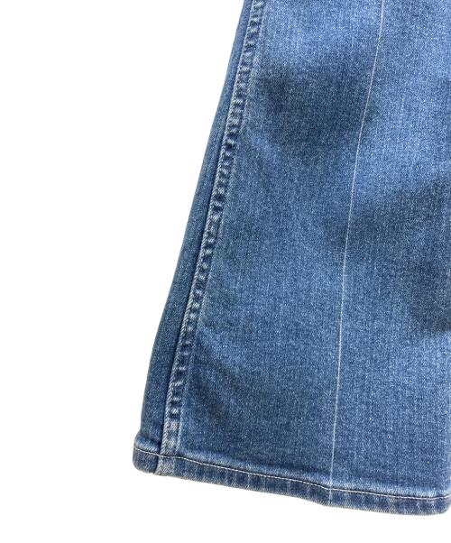 Mame Kurogouchi（マメクロゴウチ）Mame Kurogouchi (マメクロゴウチ) Stretch Cropped Flare Jeans インディゴ サイズ:1の古着・服飾アイテム