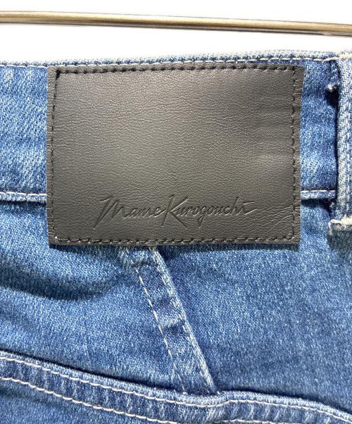 Mame Kurogouchi（マメクロゴウチ）Mame Kurogouchi (マメクロゴウチ) Stretch Cropped Flare Jeans インディゴ サイズ:1の古着・服飾アイテム
