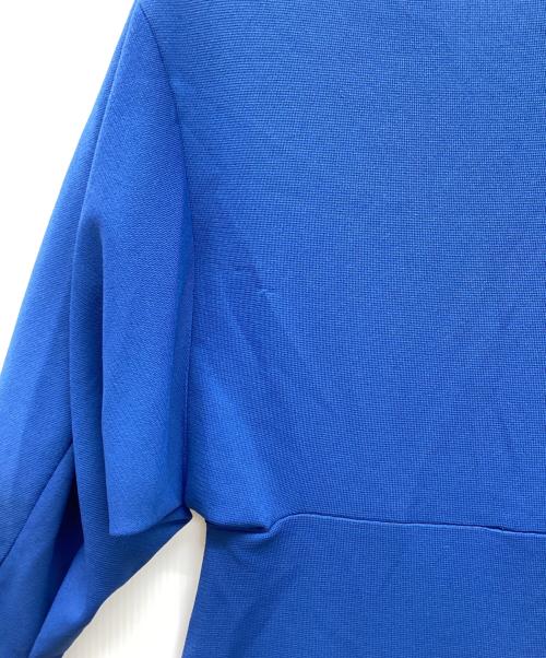 Mame Kurogouchi（マメクロゴウチ）Mame Kurogouchi (マメクロゴウチ) Milano Ribbed Deep V-Neck Dress ブルー サイズ:1の古着・服飾アイテム