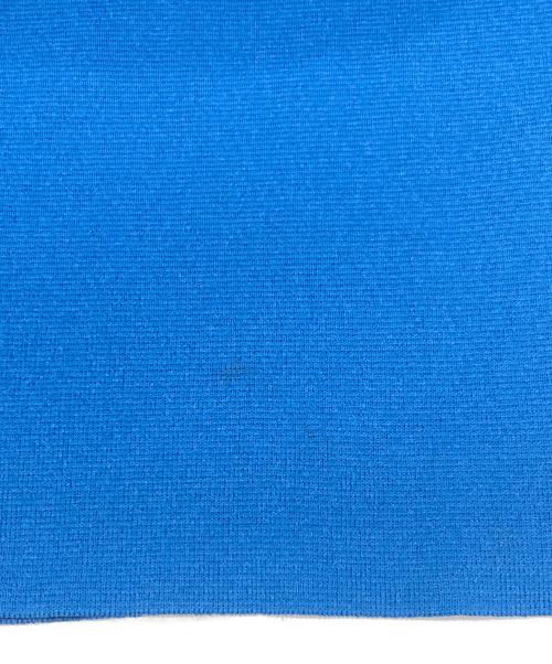 Mame Kurogouchi（マメクロゴウチ）Mame Kurogouchi (マメクロゴウチ) Milano Ribbed Deep V-Neck Dress ブルー サイズ:1の古着・服飾アイテム