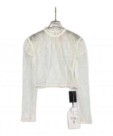 中古・古着通販】FETICO (フェティコ) LACE SHEER TOP/レースシアー