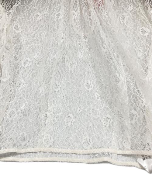 FETICO（フェティコ）FETICO (フェティコ) LACE SHEER TOP/レースシアートップ ホワイト サイズ:1の古着・服飾アイテム