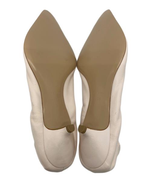 Pippichic（ピッピシック）Pippichic (ピッピシック) TIP Stitch　レザーシューズ ベージュ サイズ:35　1/2の古着・服飾アイテム