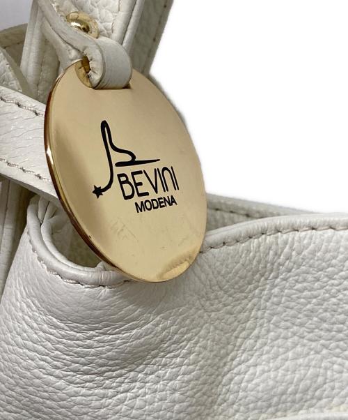bevini（ベヴィニ）bevini (ベヴィニ) トートバッグ ホワイトの古着・服飾アイテム