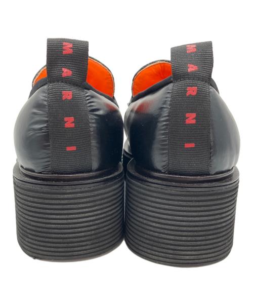 MARNI（マルニ）MARNI (マルニ) スクエアトゥローファー ブラック サイズ:37 2/1の古着・服飾アイテム