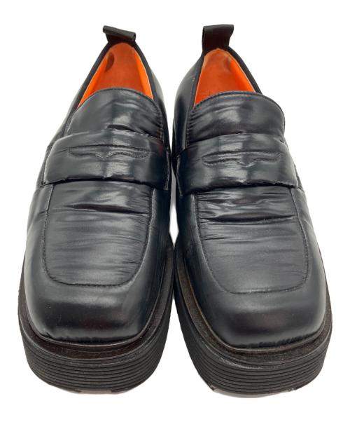 MARNI（マルニ）MARNI (マルニ) スクエアトゥローファー ブラック サイズ:37 2/1の古着・服飾アイテム