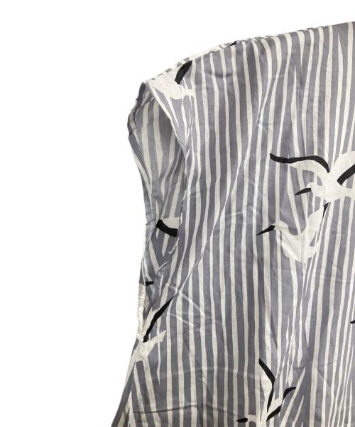 Marble SUD（マーブルシュッド）Marble SUD (マーブルシュッド) コウノトリ ノースリーブワンピース グレー サイズ:FREEの古着・服飾アイテム