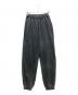MUZE TURQUOISE LABEL（ミューズ ターコイズ レーベル）の古着「PIGMENT DYE SWEAT PANTS」｜ブラック