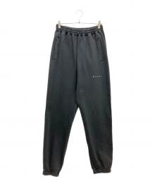 MUZE TURQUOISE LABEL（ミューズ ターコイズ レーベル）の古着「PIGMENT DYE SWEAT PANTS」｜ブラック