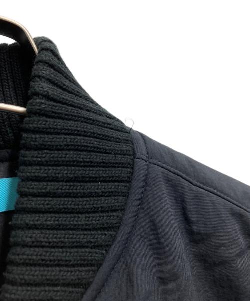 MUZE TURQUOISE LABEL（ミューズ ターコイズ レーベル）MUZE TURQUOISE LABEL (ミューズ ターコイズ レーベル) PETER RIVE (ピーター ライブ) REVERSIBLE MA-1/リバーシブルMA-1 ブラック サイズ:無しの古着・服飾アイテム