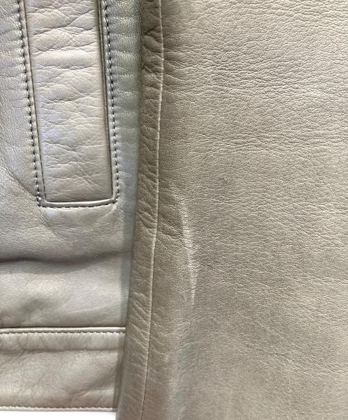 MUZE（ミューズ）MUZE (ミューズ) MINIMAL RIDERS JACKET グレー サイズ:２の古着・服飾アイテム