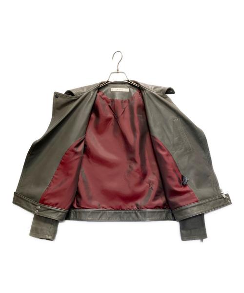 MUZE（ミューズ）MUZE (ミューズ) MINIMAL RIDERS JACKET グレー サイズ:２の古着・服飾アイテム