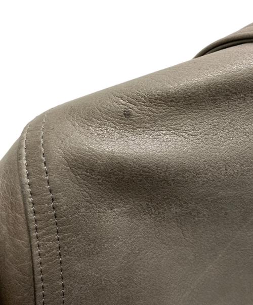 MUZE（ミューズ）MUZE (ミューズ) MINIMAL RIDERS JACKET グレー サイズ:２の古着・服飾アイテム
