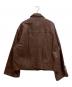 MUZE TURQUOISE LABEL (ミューズ ターコイズ レーベル) OVERSIZED LEATHER BLOUSON ブラウン サイズ:2：38000円
