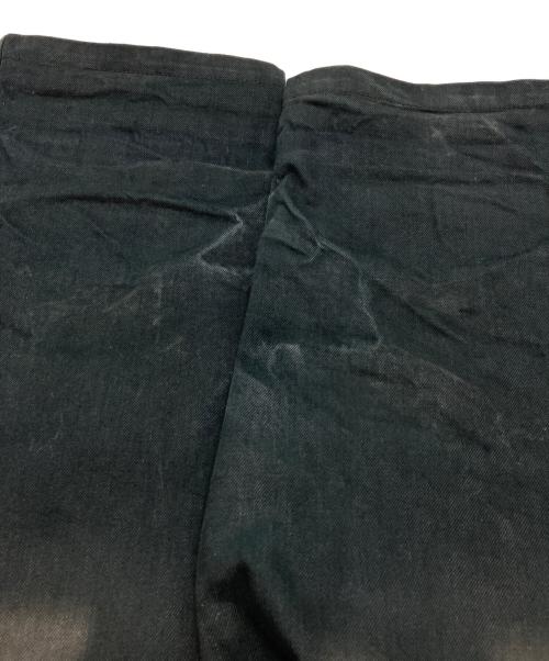 MUZE TURQUOISE LABEL（ミューズ ターコイズ レーベル）MUZE TURQUOISE LABEL (ミューズ ターコイズ レーベル) CIRCUIT WIDE DENIM TROUSERS ブラック サイズ:1の古着・服飾アイテム