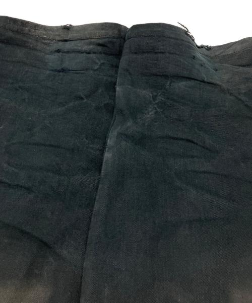 MUZE TURQUOISE LABEL（ミューズ ターコイズ レーベル）MUZE TURQUOISE LABEL (ミューズ ターコイズ レーベル) CIRCUIT WIDE DENIM TROUSERS ブラック サイズ:1の古着・服飾アイテム