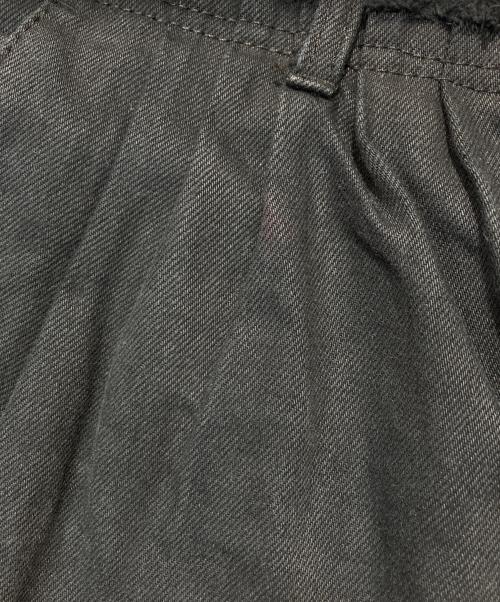 MUZE TURQUOISE LABEL（ミューズ ターコイズ レーベル）MUZE TURQUOISE LABEL (ミューズ ターコイズ レーベル) CIRCUIT WIDE DENIM TROUSERS ブラック サイズ:1の古着・服飾アイテム