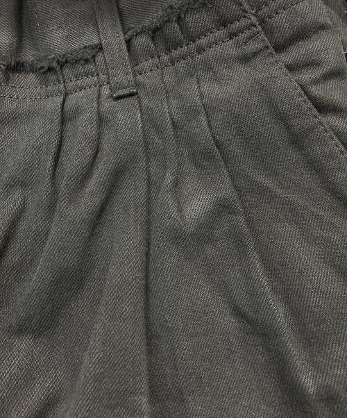 MUZE TURQUOISE LABEL（ミューズ ターコイズ レーベル）MUZE TURQUOISE LABEL (ミューズ ターコイズ レーベル) CIRCUIT WIDE DENIM TROUSERS ブラック サイズ:1の古着・服飾アイテム