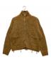 FACCIES（ファッチーズ）の古着「SHAGGY DRIVERS KNIT JACKET/ドライバーズニット」｜キャメル