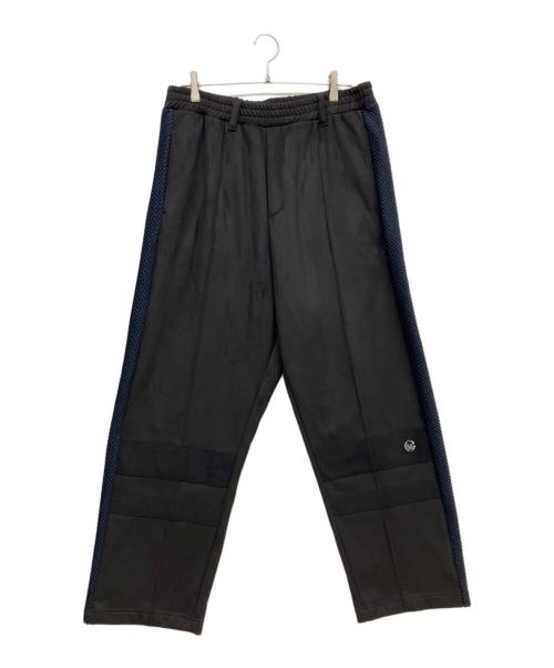 MUZE TURQUOISE LABEL（ミューズ ターコイズ レーベル）MUZE TURQUOISE LABEL (ミューズ ターコイズ レーベル) SWITCHING TRACK PANTS ブラック サイズ:SIZE 2の古着・服飾アイテム