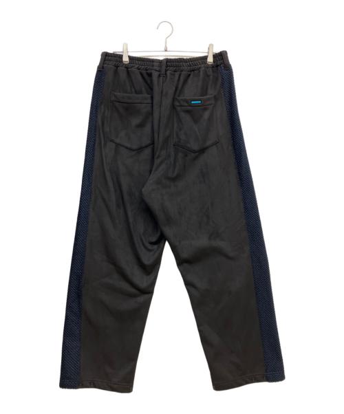 MUZE TURQUOISE LABEL（ミューズ ターコイズ レーベル）MUZE TURQUOISE LABEL (ミューズ ターコイズ レーベル) SWITCHING TRACK PANTS ブラック サイズ:SIZE 2の古着・服飾アイテム
