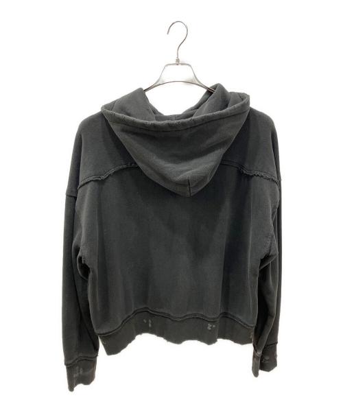 FACCIES（ファッチーズ）FACCIES (ファッチーズ) VINTAGE PROCESSING ZIPUP HOODIE ブラック サイズ:2の古着・服飾アイテム
