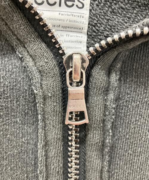FACCIES（ファッチーズ）FACCIES (ファッチーズ) VINTAGE PROCESSING ZIPUP HOODIE ブラック サイズ:2の古着・服飾アイテム