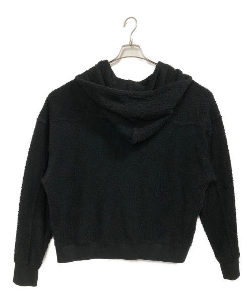 MUZE TURQUOISE LABEL（ミューズ ターコイズ レーベル）MUZE TURQUOISE LABEL (ミューズ ターコイズ レーベル) FACCIES (ファッチーズ) LOOPWHEELER SWEAT ZIPUP HOODIE ブラック サイズ:1の古着・服飾アイテム