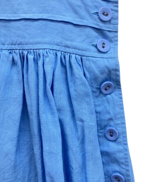 HYKE（ハイク）HYKE (ハイク) LINEN MAXI DRESS ブルー サイズ:2の古着・服飾アイテム