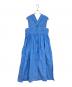 HYKE (ハイク) LINEN MAXI DRESS ブルー サイズ:2：21000円