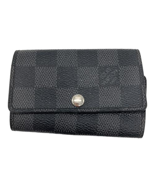 LOUIS VUITTON（ルイ ヴィトン）LOUIS VUITTON (ルイ ヴィトン) キーケース ミュルティクレ6 ブラックの古着・服飾アイテム
