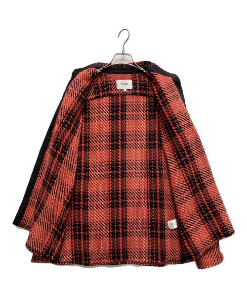 WAX LONDON（ワックスロンドン）WAX LONDON (ワックスロンドン) Whiting Foxham Button-up Overshirt レッド サイズ:Lの古着・服飾アイテム