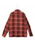 WAX LONDON (ワックスロンドン) Whiting Foxham Button-up Overshirt レッド サイズ:L：12000円