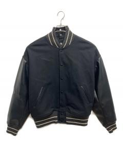 中古・古着通販】SATUR (セター) SYMBOL BROOCH FAUX LEATHER JACKET