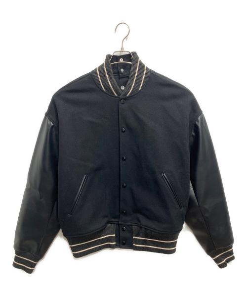 KAPITAL（キャピタル）KAPITAL (キャピタル) 40'S Wool Union Varsity Jacket/ウールユニオンヴァーシティジャケット ブラック サイズ:Lの古着・服飾アイテム