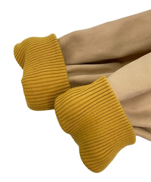 COMME des GARCONS JUNYA WATANABE MAN（コム デ ギャルソン ジュンヤ ワタナベ マン）COMME des GARCONS JUNYA WATANABE MAN (コム デ ギャルソン ジュンヤ ワタナベ マン) CarHartt (カーハート) 再構築 Varsity Jacket ネイビー×ベージュ サイズ:Mの古着・服飾アイテム