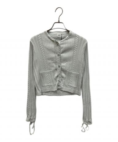 ★The barnnet★バーネット★リボンカーディガン★ミント★新品同様★ 中古・古着通販】the Barnnet (ザ バーネット) Nellia Ribbon Cardigan