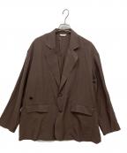 CLANEクラネ）の古着「2WAY SHEER JACKET」｜ブラウン