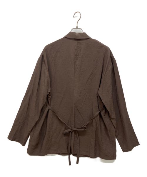 CLANE（クラネ）CLANE (クラネ) 2WAY SHEER JACKET ブラウン サイズ:1の古着・服飾アイテム