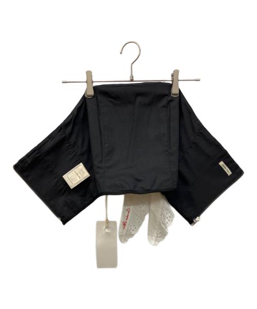 overdue flair（オーバーデュー フレア）overdue flair (オーバーデュー フレア) COTTON EYELET TUBE TOP ブラック サイズ:Freeの古着・服飾アイテム