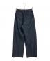 BARNEYS NEWYORK (バーニーズ・ニューヨーク) セットアップタックワイドパンツ ネイビー サイズ:38：6000円
