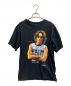 WINTERLANDウィンターランド）の古着「John LennonプリントTシャツ」｜ブラック