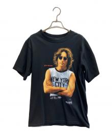 WINTERLAND（ウィンターランド）の古着「John LennonプリントTシャツ」｜ブラック