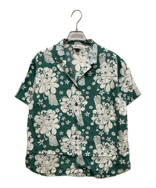 pataloha（パタロハ）pataloha (パタロハ) ライトウェイト パタロハ シャツ グリーン サイズ:Lの古着・服飾アイテム
